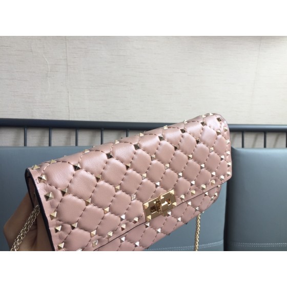 Valentino Studded Lambskin Shoulder Bag Clutch