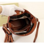 Burberry diagonal bucket bag 9730#