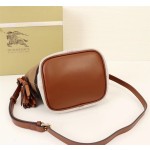 Burberry diagonal bucket bag 9730#