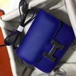 Constance18 电光兰进口蜜蜡线缝制 原版五金 Epsom皮