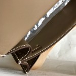 Constance18 elephant gray original epsom leather gold buckle silver buckle