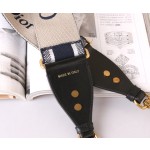 Dior personalized shoulder strap Imported custom solid brass hardware