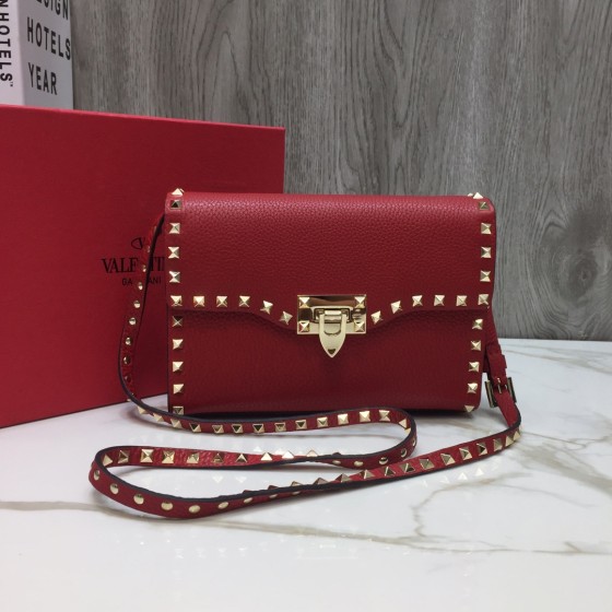 Valentino Calfskin Crossbody Bag