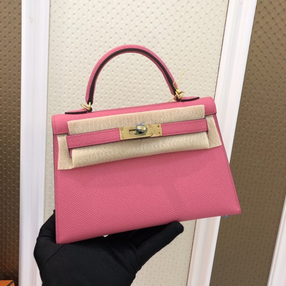 Mini second generation 8w lipstick powder original epsom leather gold buckle silver buckle