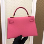 Mini second generation 8w lipstick powder original epsom leather gold buckle silver buckle