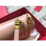 Valentino 19 new big V buckle retro shoulder bag model 0074S