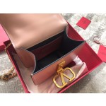 Valentino 19 new big V buckle retro shoulder bag model 0074S