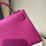 Mini second generation 9i magnolia powder original epsom leather silver buckle