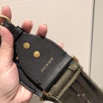 Dior shoulder strap camouflage army green