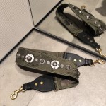 Dior shoulder strap camouflage army green