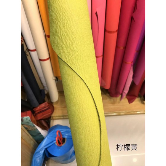 爱马仕制作专属皮革 epsom掌纹皮之：黄色系