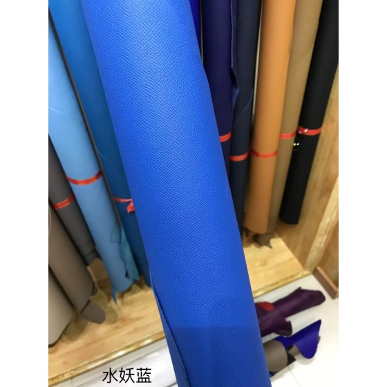 爱马仕制作专属皮革 epsom掌纹皮之：蓝色系