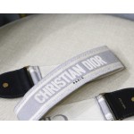Dior letters gray shoulder strap