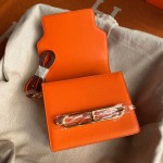 Roulis 19cm gold and silver buckle spot Evercolor leather