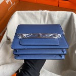 Roulis 19cm gold and silver buckle spot Evercolor leather