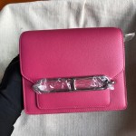 Roulis 19cm gold and silver buckle spot Evercolor leather