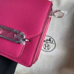 Roulis 19cm gold and silver buckle spot Evercolor leather