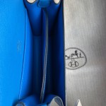 Roulis 19cm northern blue gold and silver buckle spot Evercolor leather