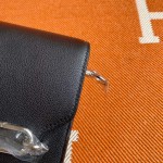 Roulis 19cm black gold and silver buckle in stock Evercolor leather