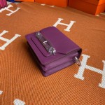 Roulis 19cm sea anemone purple gold and silver buckle spot Evercolor leather