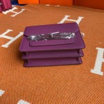 Roulis 19cm sea anemone purple gold and silver buckle spot Evercolor leather