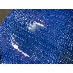Hermès makes exclusive leather glossy American alligator: Greek Blue～KL19