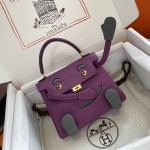 Kelly doll doll bag swift sea anemone purple gold buckle