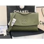 CHANEL Deer Pattern Cowhide Casual Bag 8095