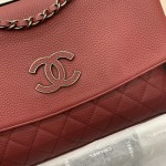 CHANEL Deer Pattern Cowhide Casual Bag 8095