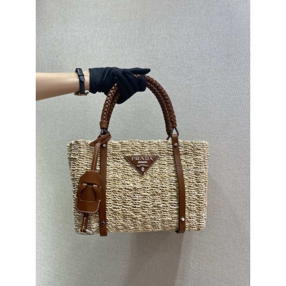 Prada straw bag
