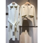 Hermes cashmere coat Q69 (consult customer service to confirm the size before placing an order for a customized version)