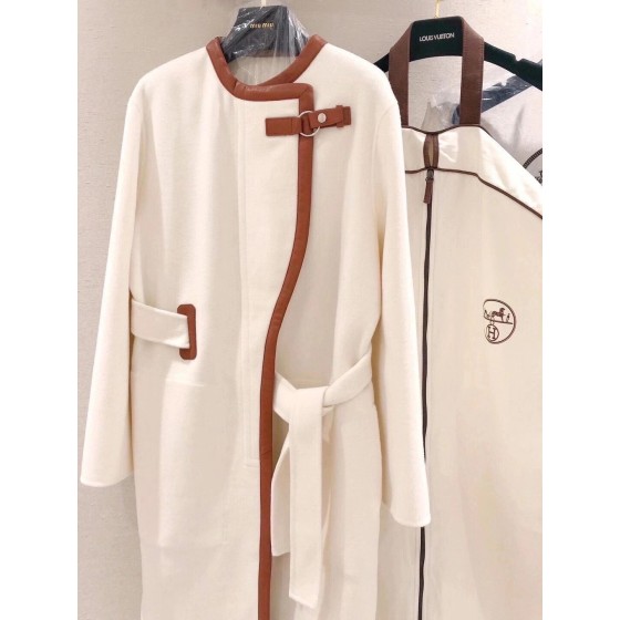 Hermes cashmere coat Q64 (consult customer service to confirm the size before placing an order for a customized version)