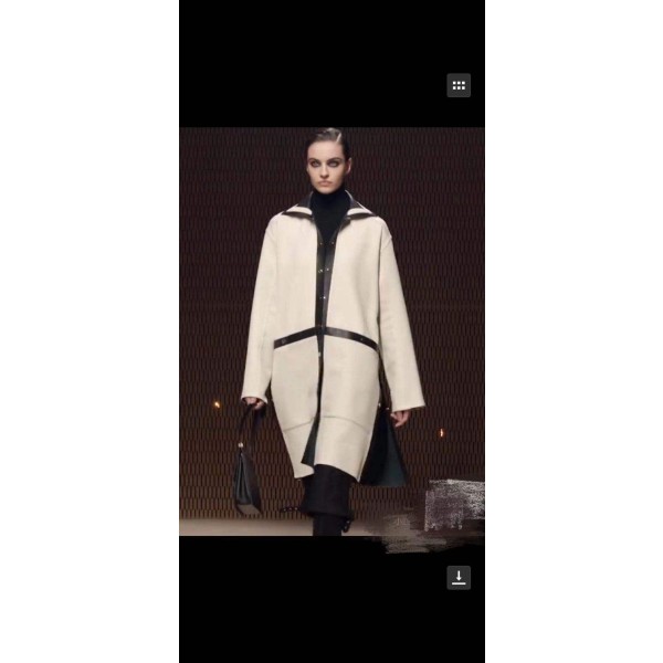 Hermes cashmere coat Q76 (consult customer service to confirm the size before placing an order for a customized version)
