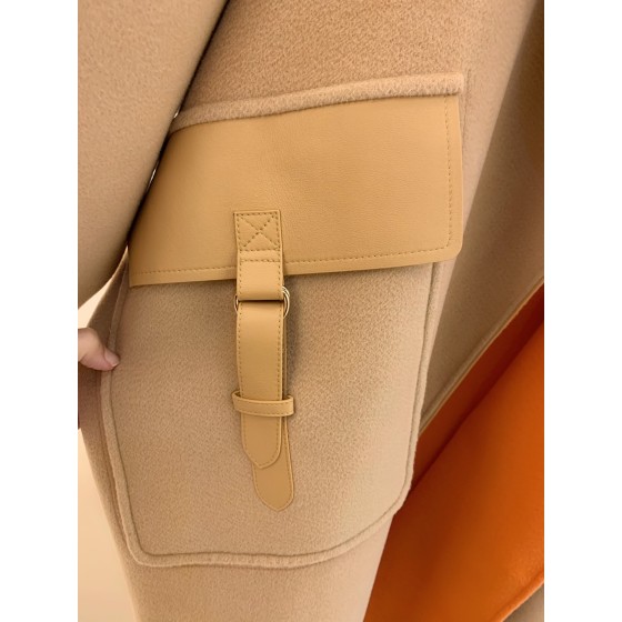 Hermes Cashmere Coat Q47 (Consult customer service to confirm size before placing an order for a customized version)