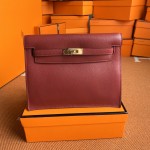 Kelly DanSe 22cm picture gemstone red gold and silver buckle in stock evercolor leather