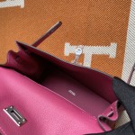 Kelly DanSe 22cm picture rose purple gold and silver buckle in stock evercolor leather