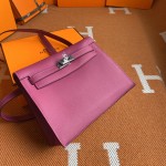 Kelly DanSe 22cm picture rose purple gold and silver buckle in stock evercolor leather