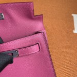 Kelly DanSe 22cm picture rose purple gold and silver buckle in stock evercolor leather