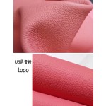Hermes makes exclusive leather Togo calfskin: Pink