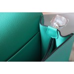 Roulis 19cm Evercolor Leather U1 Verona Green Silver Buckle