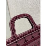 Mini Retro Red  Tote Velvet latest plaid series