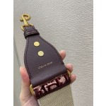 Dior Velvet Collection letter wide shoulder strap