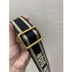 Dior Velvet Collection letter wide shoulder strap