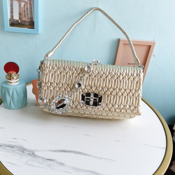 MIU MIU 5BD233 # Upgraded Crystal Diamond Chain