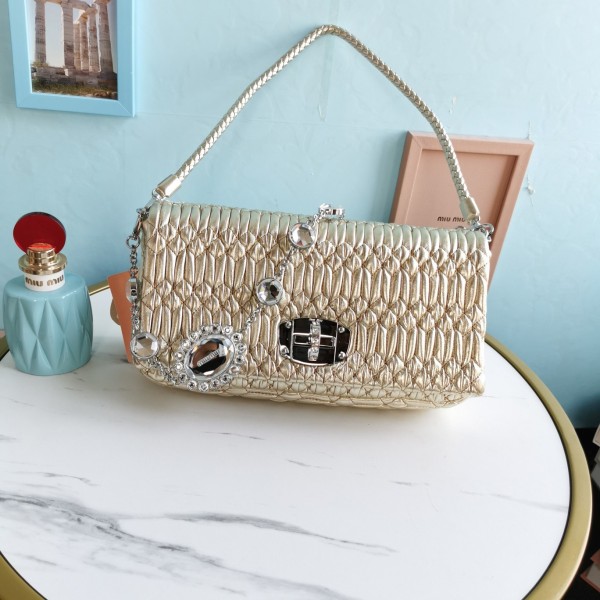 MIU MIU 5BD233 # Upgraded Crystal Diamond Chain