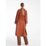 Lab Pumpkin Cashmere Coat Q58 (Consult customer service to confirm size before placing a custom order)