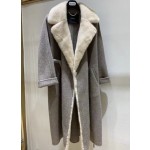 Mink collar coat Q65 (consult customer service to confirm the size before placing an order for a customized version)