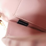 MIU MIU 5BH099 Lambskin shoulder pad and metal chain splicing long shoulder strap