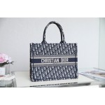 DIOR TOTE blue Oblique pattern
