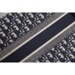 DIOR TOTE blue Oblique pattern